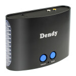 Игровая приставка Dendy черный +контроллер в комплекте: 255 игр