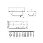 Ванна стальная Kaldewei Saniform Plus 363-1-1 (111800010001)