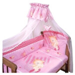 Детский комплект постельного белья Золотой Гусь Мишутка 7 предметов (розовый) 190
