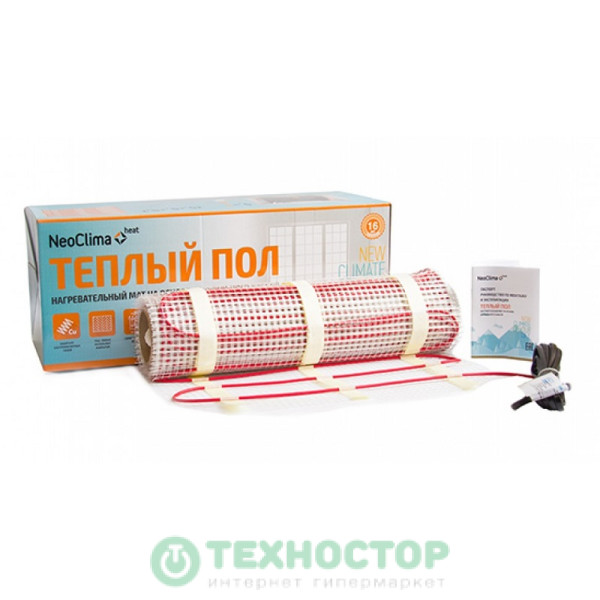 Теплый пол Neoclima N-TM 150/1.0 c терморегулятором